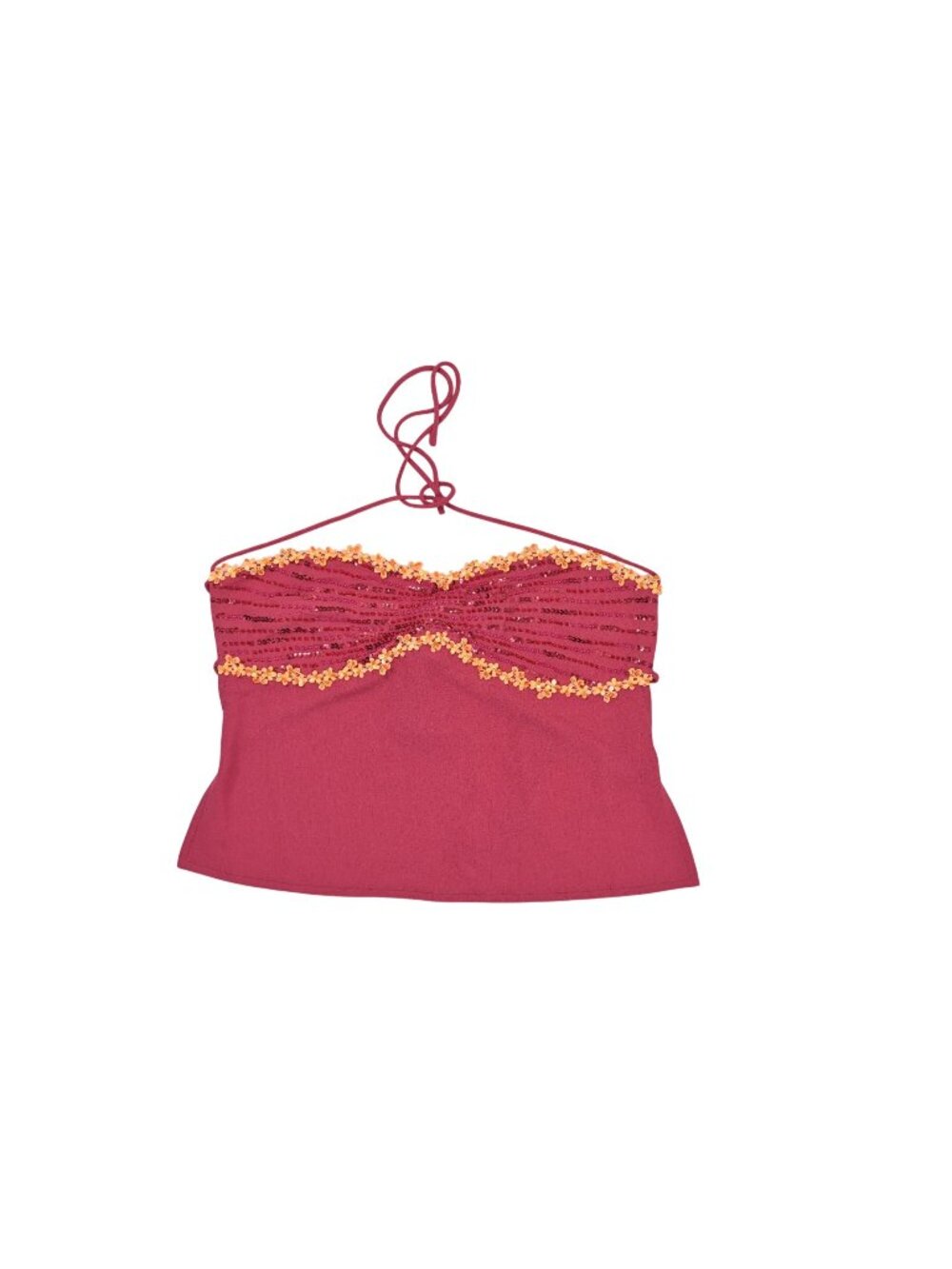 I.AM.DELILAH Jemima Halter Top in Wine